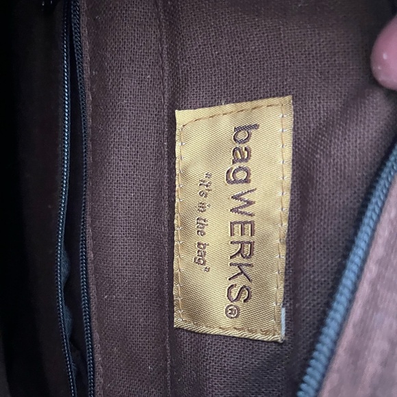 bagWERKS Woven women’s Handbag with wood handles - Picture 5 of 5